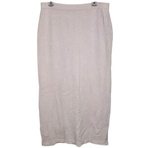 St. John Santana knit maxi skirt pale lilac lavender purple Women’s size 12